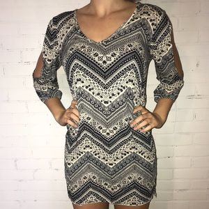 Charlotte Russe Printed Shift Dress